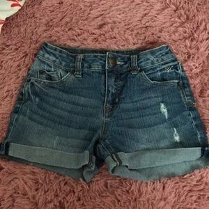 Justice Jean shorts size 12 girls